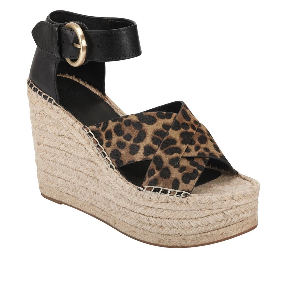 Marc Fisher Amari Leopard Wedge